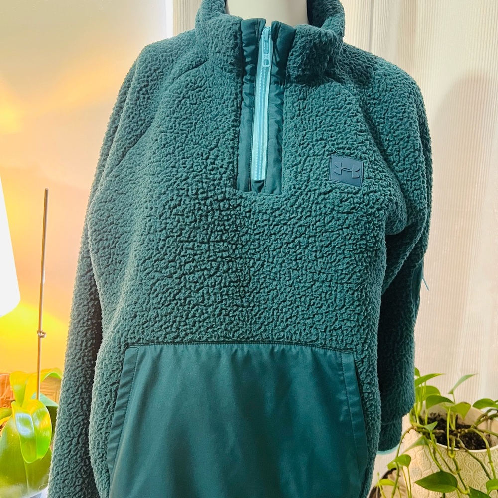 Under Armour Green Sherpa Pullover
